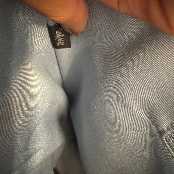 Coach 79608 women's Gallery Tote Crossgrain Leather shoulder Bag Ice Blue - Picture 15 of 15